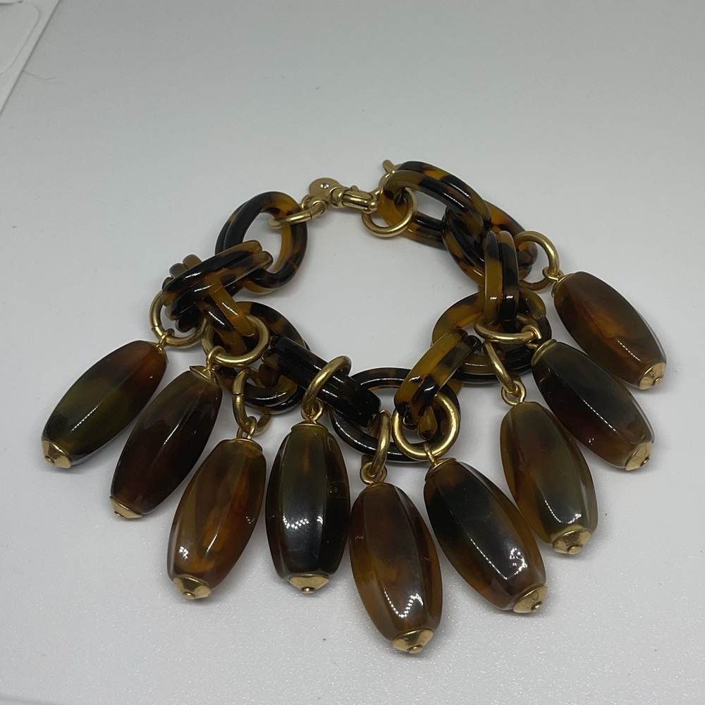 Vintage J Crew Tortoise Bracelet - Picture 3 of 10